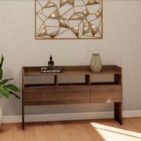 Balcão Aparador Multiuso Madrid 78x134x30cm em MDP Estilare Móveis - Madeirado