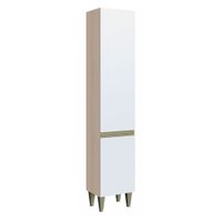 Armário Para Cozinha Paneleiro Be Mobiliario Cook - Nature com Branco PINT