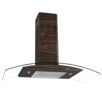 Coifa de Parede Clean Nardelli Vidro Curvo 90cm 140W Nardelli - Wood
