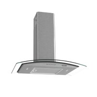 Coifa de Parede Clean Vidro Curvo 70 cm 140W Nardelli - Kromanox