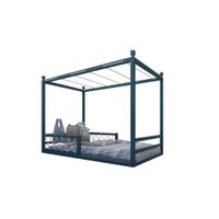 Cama Fortaleza Solteiro Corda Ludika Mobilia - Azul