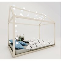 Cama Casinha Liberdade Ludika Mobilia - Branco