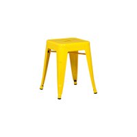 Banqueta Berlim Baixa em aço com pintura automotiva Fratini - Amarelo