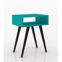 Mesa Lateral Movelbento Retrô - Turquesa