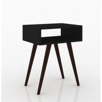 Mesa Lateral Movelbento Retrô - Preto