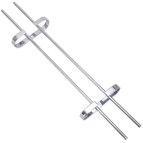 Suporte Para Taças 40cm Cromado decoração Adega Bar Vinho Cromado