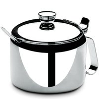 Açucareiro Porta Açúcar 350g Açucareiro Com Colher 1401100 Inox