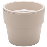 Vaso G Auto Irrigável Planta Plantar Flor Tempero Jardim Casa VS380BGF Bege