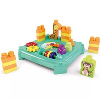 Mesinha Da Hora Brinquedos Para Crianças Engrenagem Blocos De Montar MK383 Colorido