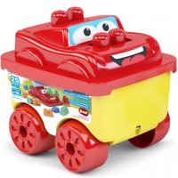 Caminhão De Brinquedo Com 25 Blocos De Montar Brinquedo Infantil Dismat MK378 Colorido