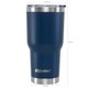 Copo Térmico NTK 850ml Aço Com Tampa Abre Fecha E Canudos 7896558453473 Azul Marinho