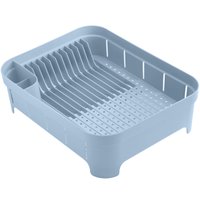 Escorredor De Louça Pratos Talheres Organizador De Pia Cozinha OU EL500AZGF Azul Glacial