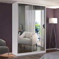 Guarda-Roupa Solteiro 2 Portas Com 2 Espelhos 771E2  - Foscarini