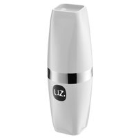 Porta Escova De Dente Com Tampa Suporte Pasta Banheiro Uz Metalizado UZ526BRMT Branco