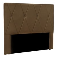Cabeceira Casal 1,40m Ávila Suede Caramelo - Pallazio