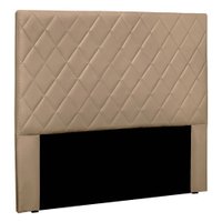 Cabeceira Solteiro 0,90m Córdoba Suede Bege - Pallazio