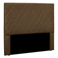 Cabeceira Solteiro 0,90m Córdoba Suede Caramelo - Pallazio