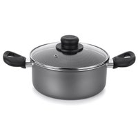 Caçarola Antiaderente Panela Bella 24cm Multiflon 4,7 litros 67124 Cinza