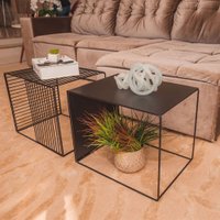 Mesa de Centro Murilo com Chapa MC350 Vinci Móveis