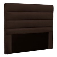 Cabeceira Solteiro 0,90m Las Palmas Suede Marrom - Pallazio