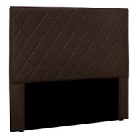 Cabeceira King 1,95m Córdoba Suede Marrom - Pallazio