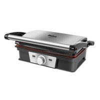 Grill PGR19PI Inox Antiaderente Redstone 1500W Philco Preto/Prata 127V