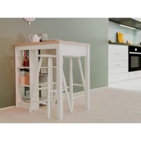 Bancada Cozinha Gourmet Ditália Com 2 Banquetas CD-1022