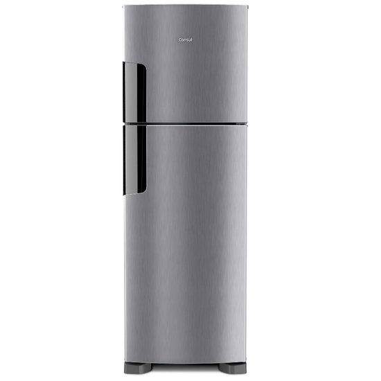 Geladeira Consul Frost Free Duplex 386 litros com Altura Flex cor Inox CRM44AK 220V