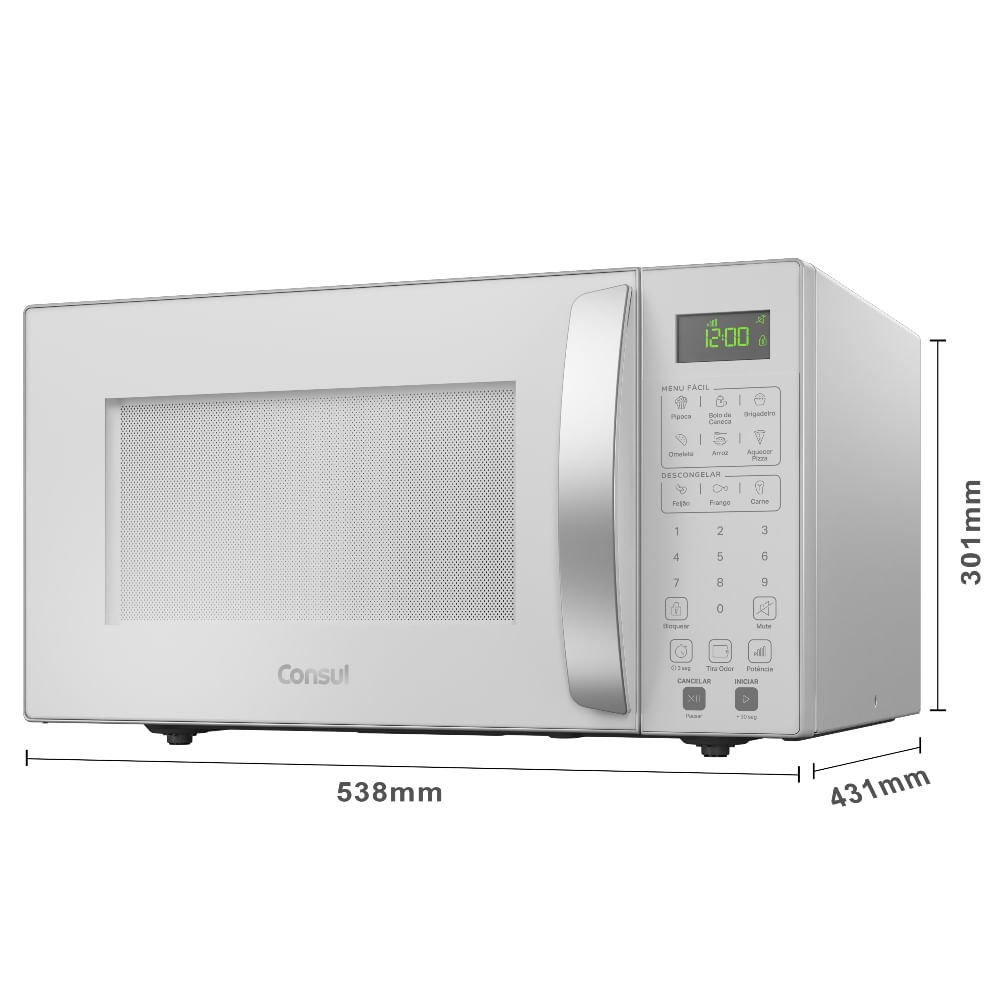 Micro-ondas Consul 32 Litros Branco com Menu Fácil - CMS46AB 110V