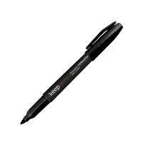 Caneta Marcador Permanente Ponta Fina 1.0mm Preto Cx 12un Keep - MR017