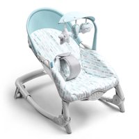 Cadeira de Descanso e Balanço Spice Dobrável 0-18kg Azul Multikids Baby - BB292