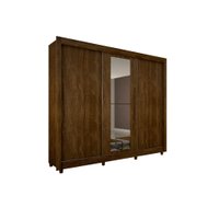 Guarda Roupa Tokio 3 Portas Com Espelho Sallêto Ipê