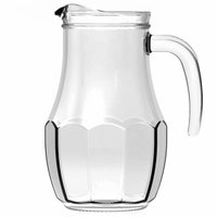 Jarra Tango para Água e Suco 750ml Alça Nadir Figueiredo em Vidro Transparente