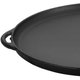 Assadeira Forma de Pizza em Ferro Fundido 30cm com Alças Laterais Panela Mineira Preta