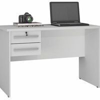 Mesa para Computador 2 Gavetas Byte Valdemóveis Branco