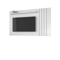 Painel para TV Até 72 Polegadas Atraente 1 Prateleira Jcm Branco