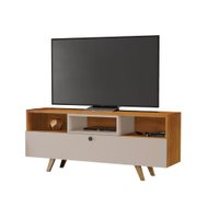 Rack Avanço TV até 49 Polegadas JCM Móveis Cinamomo/Off