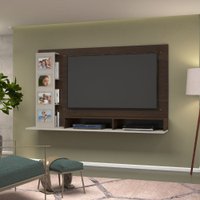 Painel Sabiá TV até 65 Polegadas  JCM Moveis Café/Off