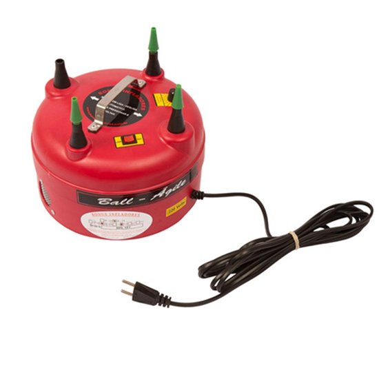 Inflador de Balões Ball Agile com 2 Bicos IB-04-267-268 Bônus Infladores