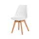 Kit 3 Cadeiras Leda Saarinen Design Branca