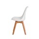 Kit 3 Cadeiras Leda Saarinen Design Branca