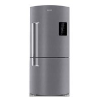 Geladeira Brastemp Frost Free Inverse 588 litrosx com Smart Bar BRE85AK - Inox