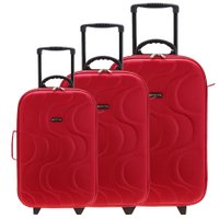 Conjunto Malas Copacabana (P + M + G) Vermelho