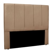 Cabeceira King 1,95m Sevilha Suede Bege - Pallazio