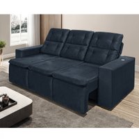 Sofá Gralha Azul Connect Plus USB 3 Lugares 2,20m