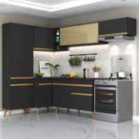 Armário de Cozinha Completa de Canto Veneza Multimóveis V2052