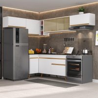 Armário de Cozinha Completa de Canto Veneza Multimóveis V2060