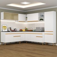 Armário de Cozinha Completa de Canto Veneza Multimóveis V2065
