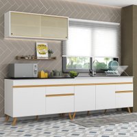 Armário de Cozinha Compacta 270cm Veneza Multimóveis V2077