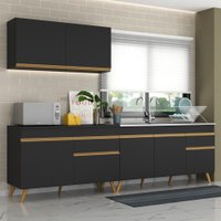 Armário de Cozinha Compacta 270cm Veneza Multimóveis V2076
